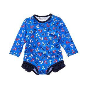 Rachel Riley Girls  Anchor Frill Rash Guard